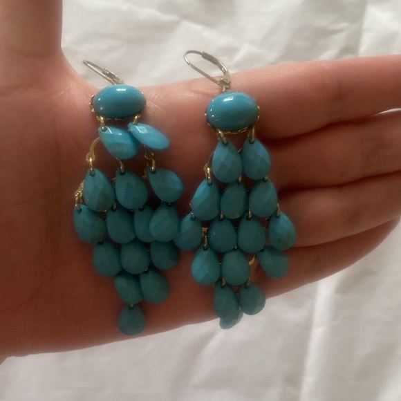 Set of 3 teardrop chandelier earrings - Picture 5 of 8